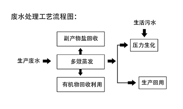 多效蒸發工藝處理橡膠助劑促進劑廢水工藝流程圖